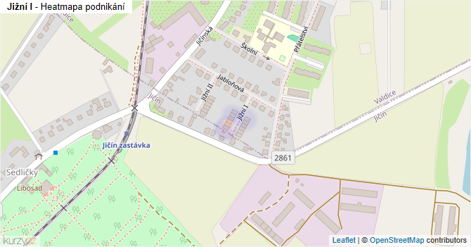 Jižní I - mapa podnikání