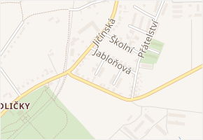 Jižní II v obci Valdice - mapa ulice