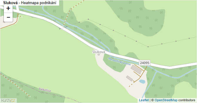 Sluková - mapa podnikání
