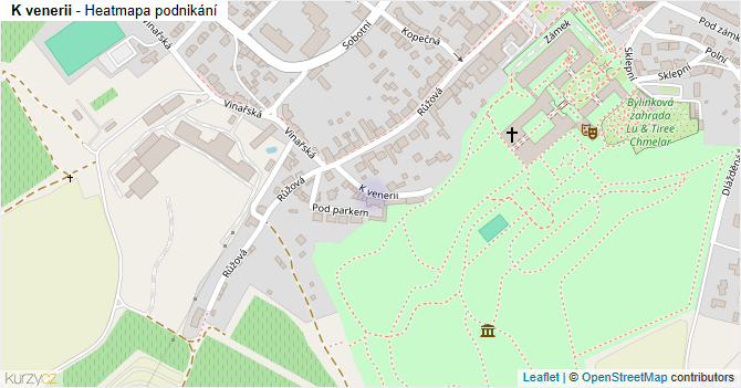 K venerii - mapa podnikání