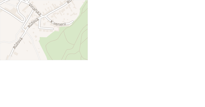 Pod parkem v obci Valtice - mapa ulice