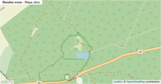 Rendez-vous - mapa ulice