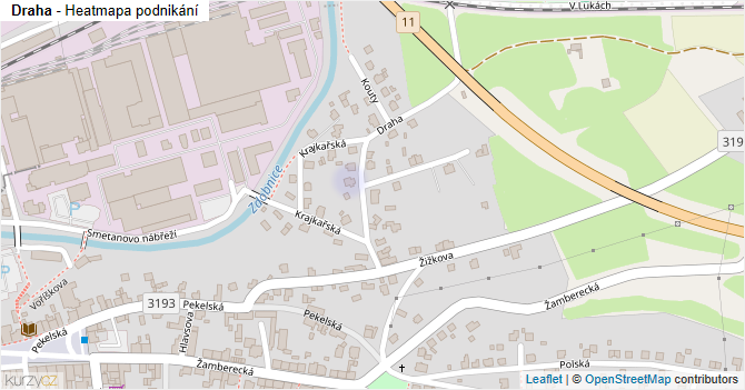Draha - mapa podnikání