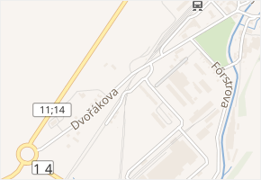 Fibichova v obci Vamberk - mapa ulice
