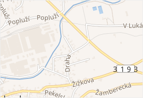 Kouty v obci Vamberk - mapa ulice