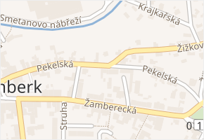 Pekelská v obci Vamberk - mapa ulice