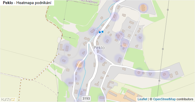 Peklo - mapa podnikání