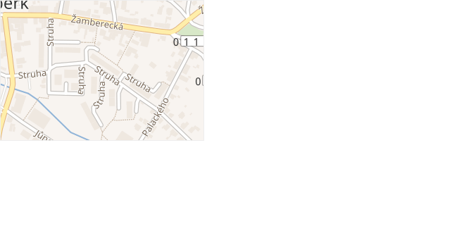 Struha v obci Vamberk - mapa ulice