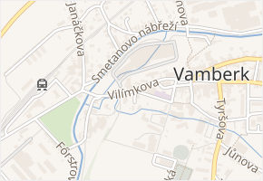 Vilímkova v obci Vamberk - mapa ulice
