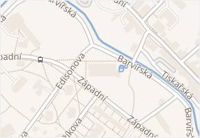 Barvířská v obci Varnsdorf - mapa ulice