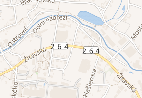 Cyklistická v obci Varnsdorf - mapa ulice