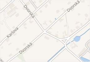 Dvorská v obci Varnsdorf - mapa ulice