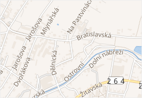 Krymská v obci Varnsdorf - mapa ulice