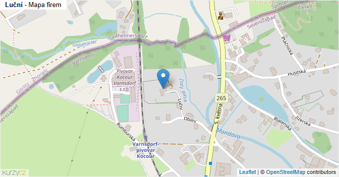 Luční - mapa firem