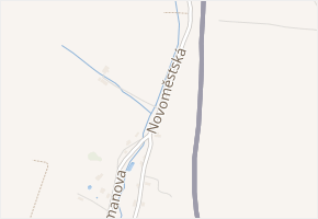 Novoměstská v obci Varnsdorf - mapa ulice