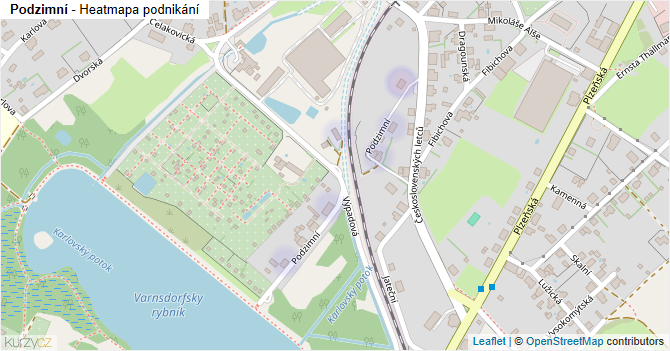 Podzimní - mapa podnikání