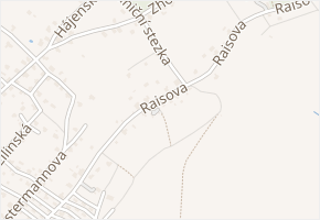 Raisova v obci Varnsdorf - mapa ulice