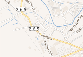 Řeznická v obci Varnsdorf - mapa ulice