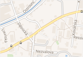 Žitavská v obci Varnsdorf - mapa ulice