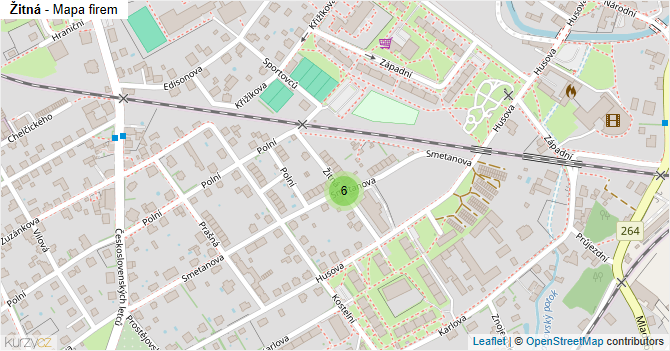 Žitná - mapa firem