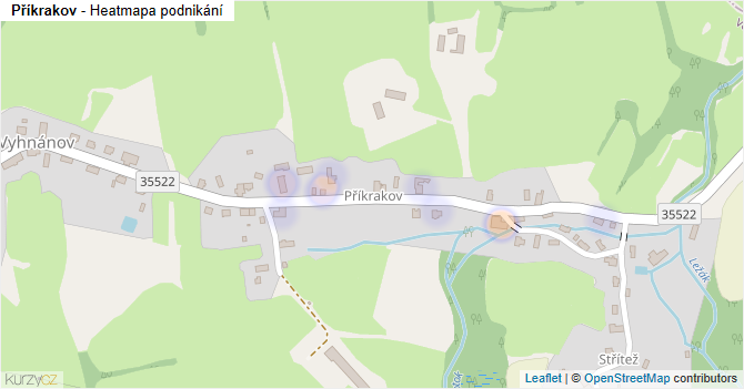 Příkrakov - mapa firem