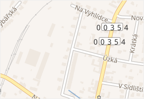 Družstevní v obci Včelná - mapa ulice