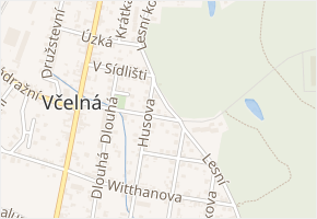 Sokolovského v obci Včelná - mapa ulice