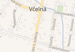 tř. 5. května v obci Včelná - mapa ulice