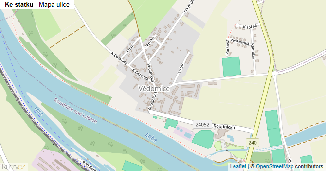Ke statku - mapa ulice