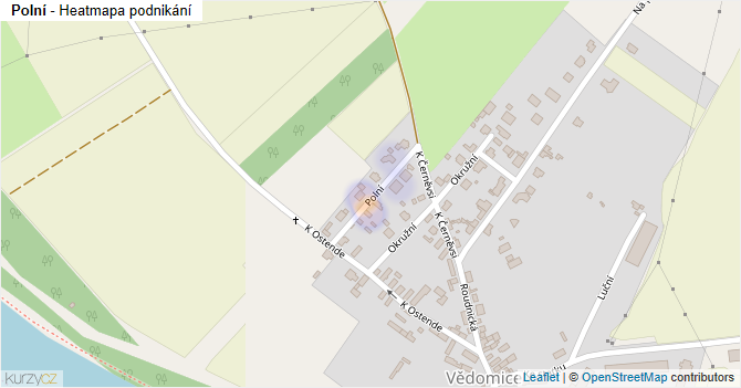 Polní - mapa podnikání