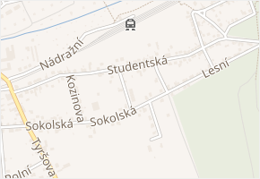 8. května v obci Vejprnice - mapa ulice
