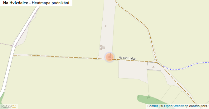 Na Hvízdalce - mapa podnikání
