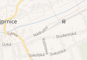 Nádražní v obci Vejprnice - mapa ulice