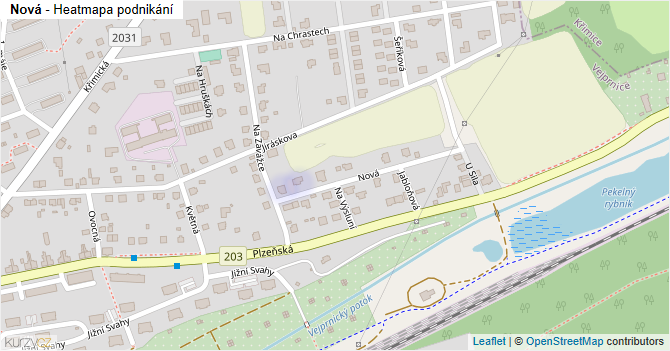 Nová - mapa podnikání