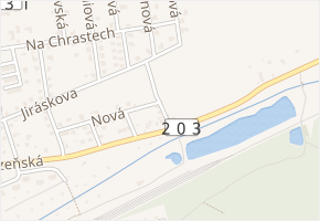 U Sila v obci Vejprnice - mapa ulice