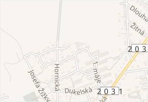 Vítěz. Nezvala v obci Vejprnice - mapa ulice