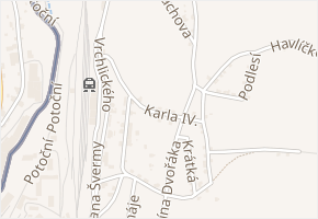 Karla IV. v obci Vejprty - mapa ulice