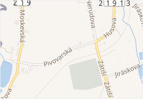 Pivovarská v obci Vejprty - mapa ulice