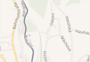 U mostu v obci Vejprty - mapa ulice