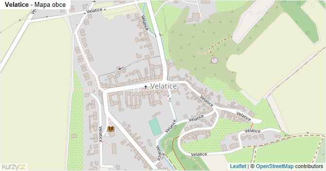 Velatice - mapa obce