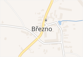 Březno v obci Velemín - mapa části obce