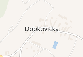 Dobkovičky v obci Velemín - mapa části obce