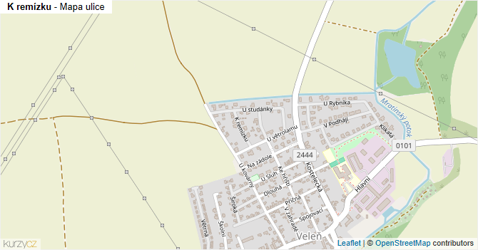 K remízku - mapa ulice
