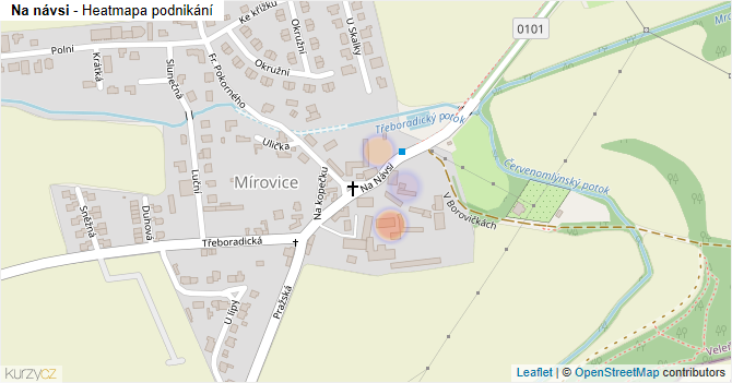Na návsi - mapa podnikání