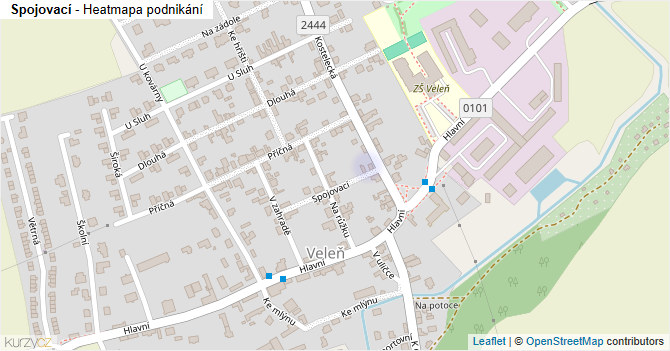 Spojovací - mapa podnikání