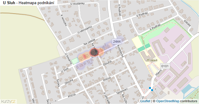 U Sluh - mapa podnikání