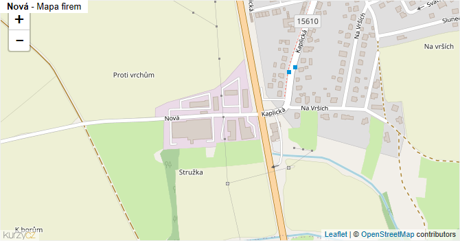 Nová - mapa firem