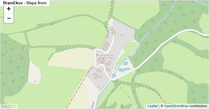 Braníčkov - mapa firem