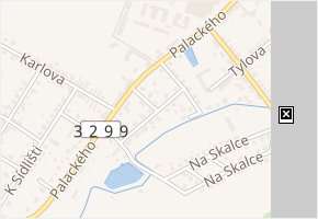Dolní Nouzov v obci Velim - mapa ulice