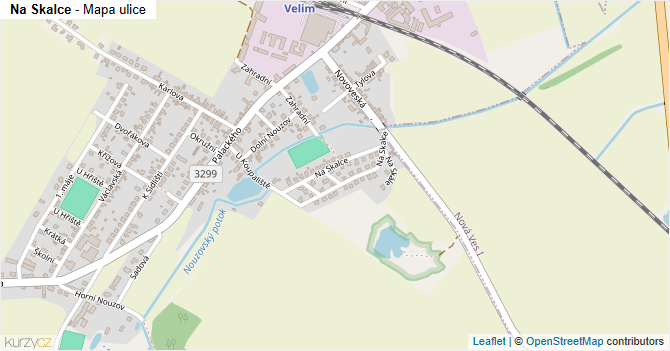 Na Skalce - mapa ulice